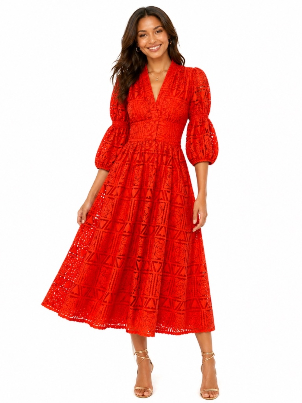Cult Gaia. Willow Lace Dress.